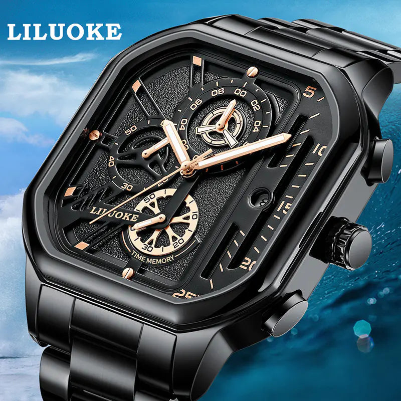 Men's Luxury Waterproof Luminous Quartz Watch