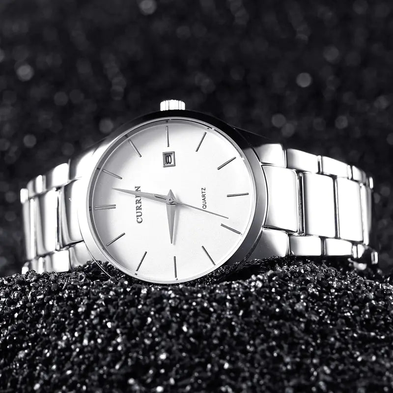 Curren 8106 Men's Fashion Quartz Watch with Steel Band