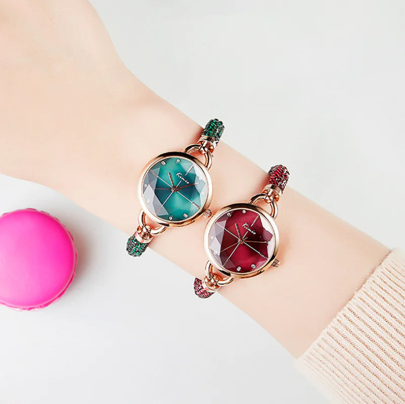 2019 Fashionable Korean Gold Quartz Bracelet Watch