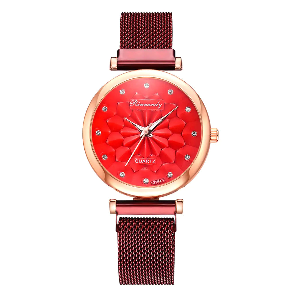 Fashion Women's Watch Set with Bracelet (5 Pieces)