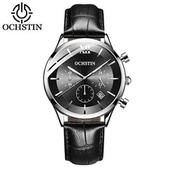 Mens Business Watches Luxury Waterproof Chronograph Watch