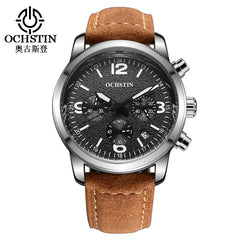 Mens Business Watches Luxury Waterproof Chronograph Watch