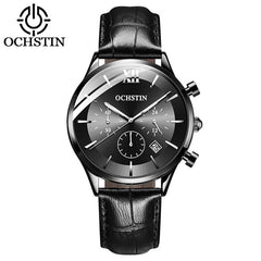 Mens Business Watches Luxury Waterproof Chronograph Watch