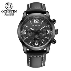 Mens Business Watches Luxury Waterproof Chronograph Watch